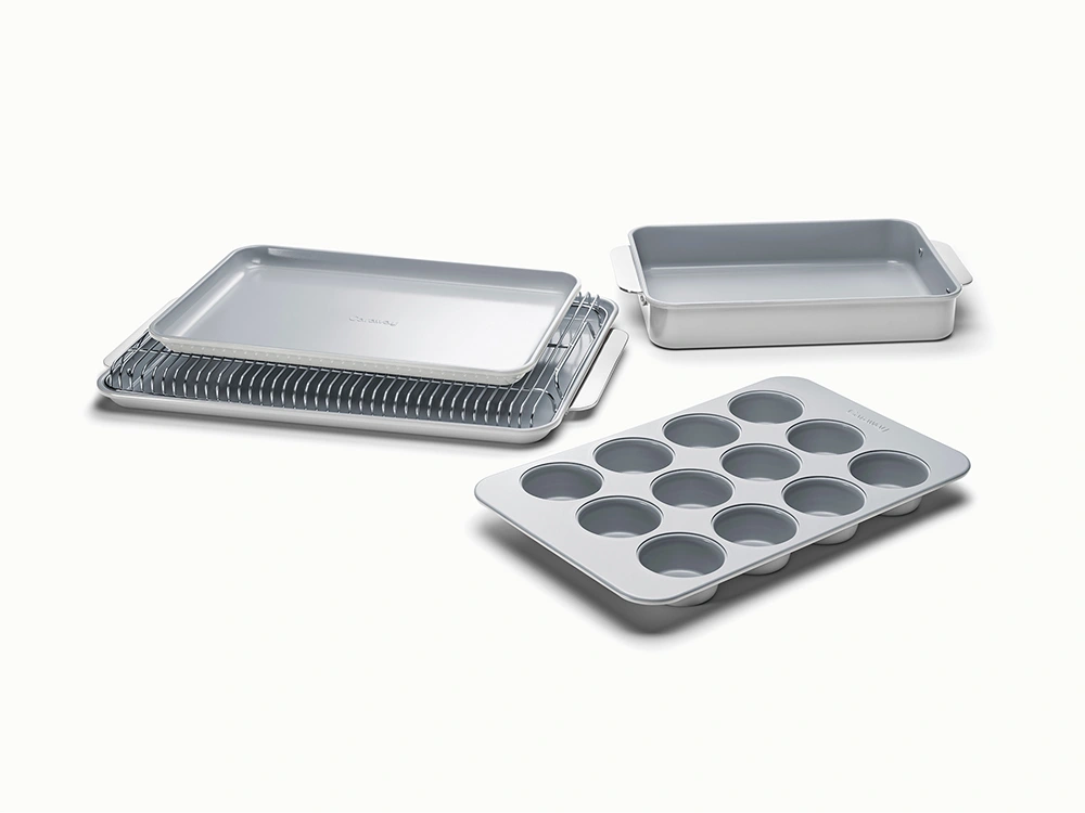 Piece Bakeware Set Organizers Included Non-Toxic Ceramic