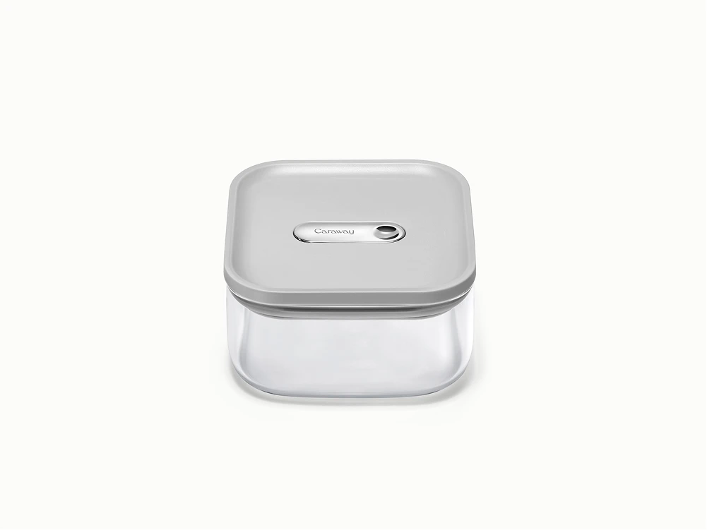 Small Glass Airtight Container - Gray - Hero