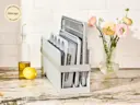 6 Piece Half Bakeware Set - Gray - Complimentary Storage Included