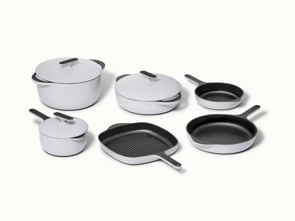 Enameled Cast Iron Set & Mini Duo - Gray - Hero