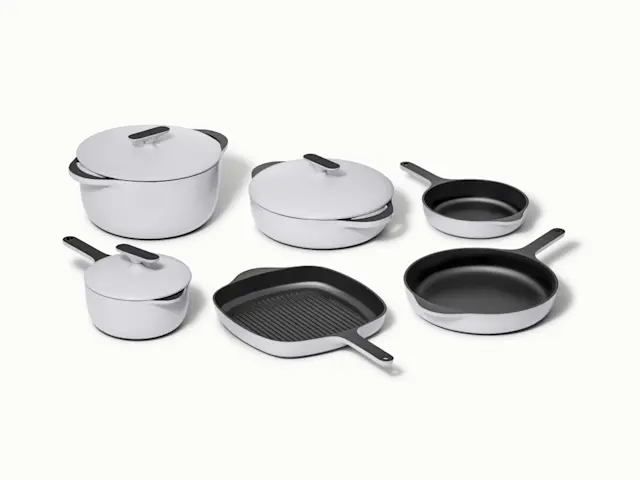Enameled Cast Iron Set & Mini Duo - Gray - Hero