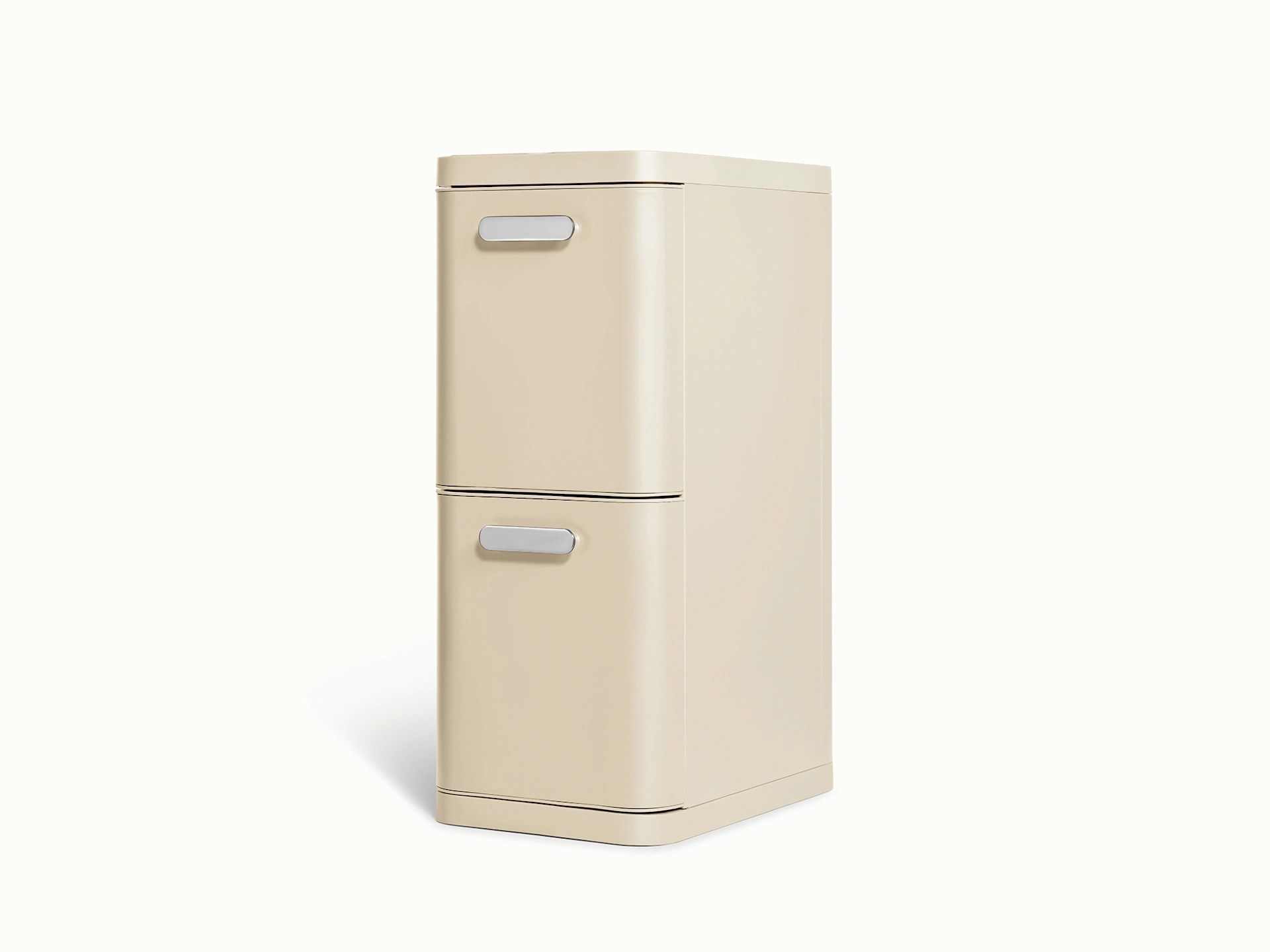 Recycling Bin - Cream - Hero