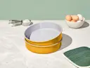 Circle Pan Duo - Marigold - Stacked on Counter