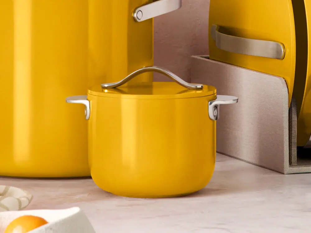 Ceramic Petite Cooker - Marigold - On Counter