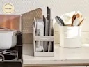 5 Piece Half Bakeware Set - Gray - Complimentary Storage Included