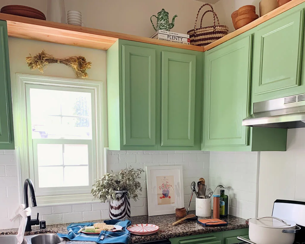 Kitchen Cabinet - Green - Wall Cabinet