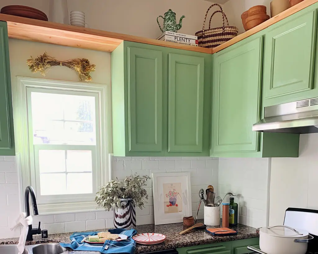Kitchen Cabinet - Green - Wall Cabinet