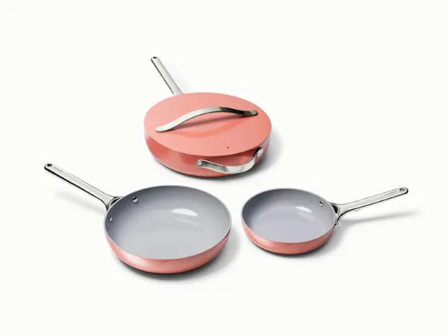 Ceramic Fry Pan Trio - Perracotta - Hero
