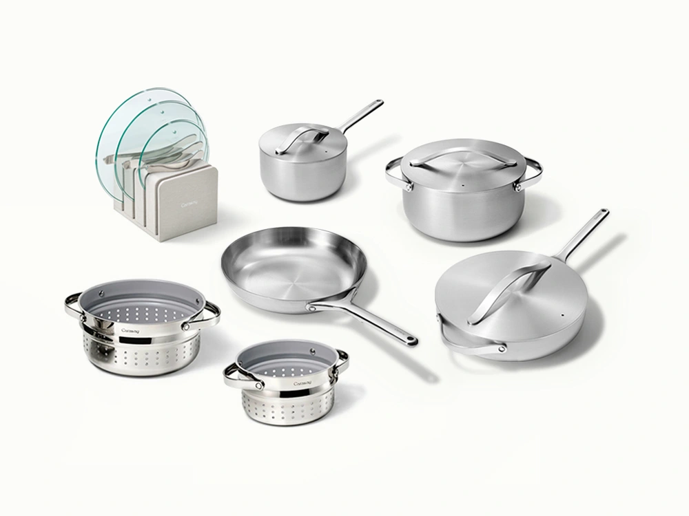Sizzle and Steam Bundle - Stainless Steel - Hero