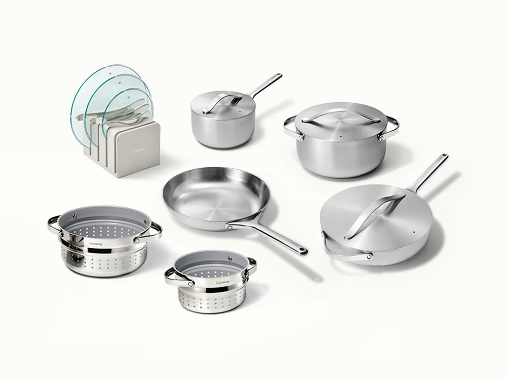 Sizzle and Steam Bundle - Stainless Steel - Hero