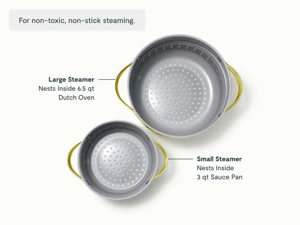 Steamer Duo - Glossy Gold - What s Included