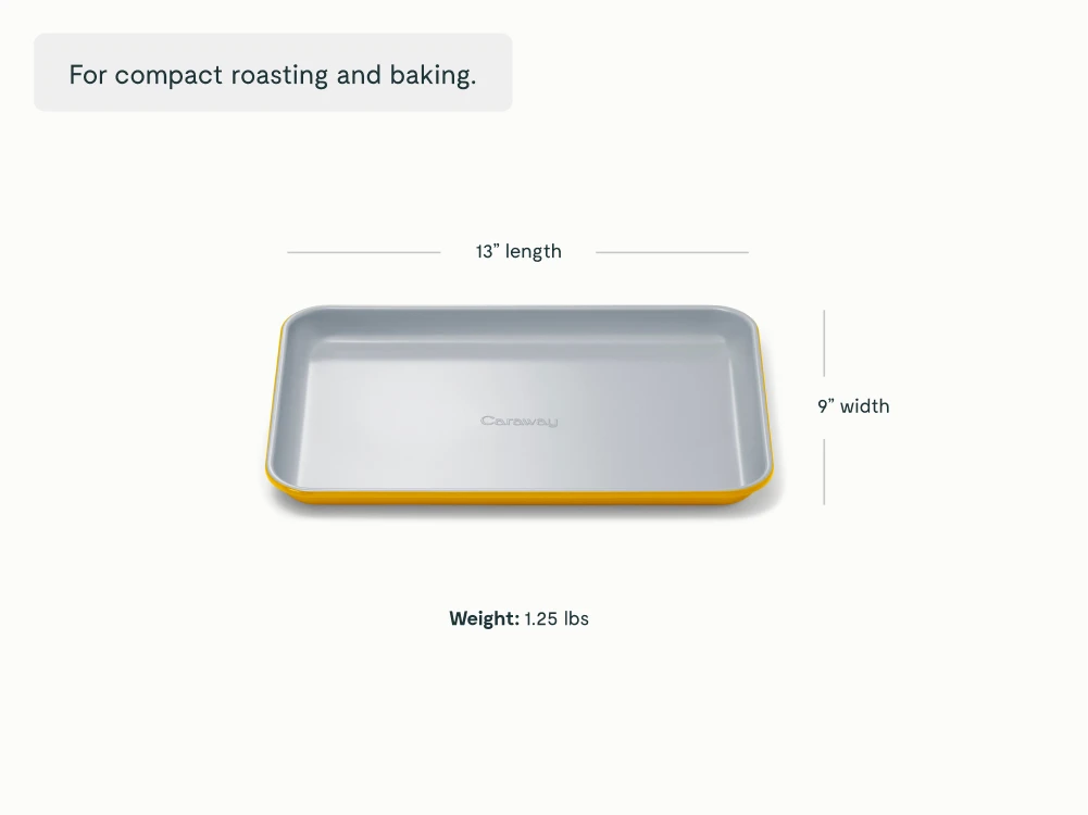 Small Baking Sheet - Marigold - Detail