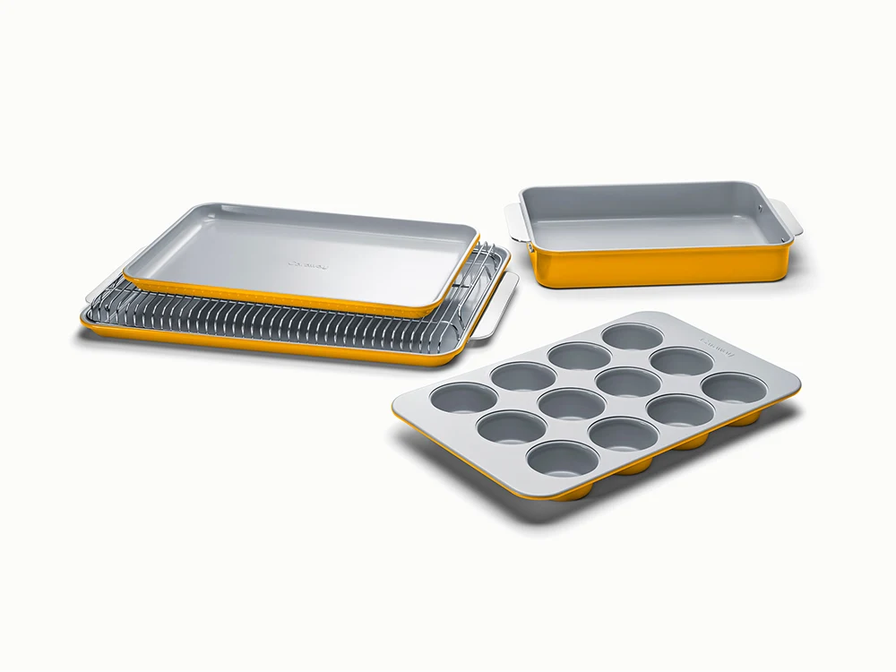6 Piece Half Bakeware Set - Marigold - Hero
