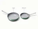 Fry Pan Duo - Sage - Detail