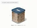 Medium Glass Airtight Container - Navy - Detail