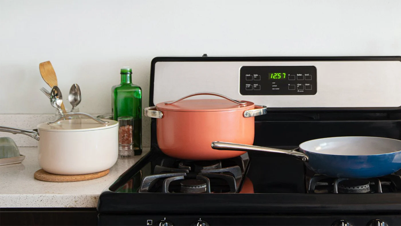 Ceramic Cookware - Dutch Oven - Sauce Pan - Fry - Pan - On Stove