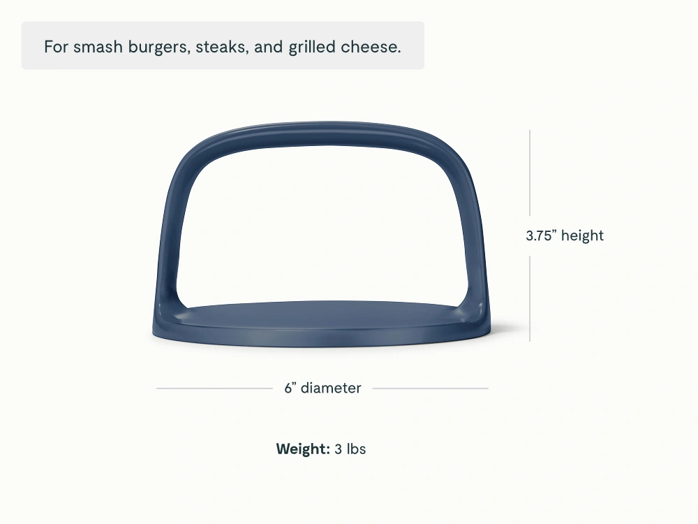 Grill Press - Navy - Detail