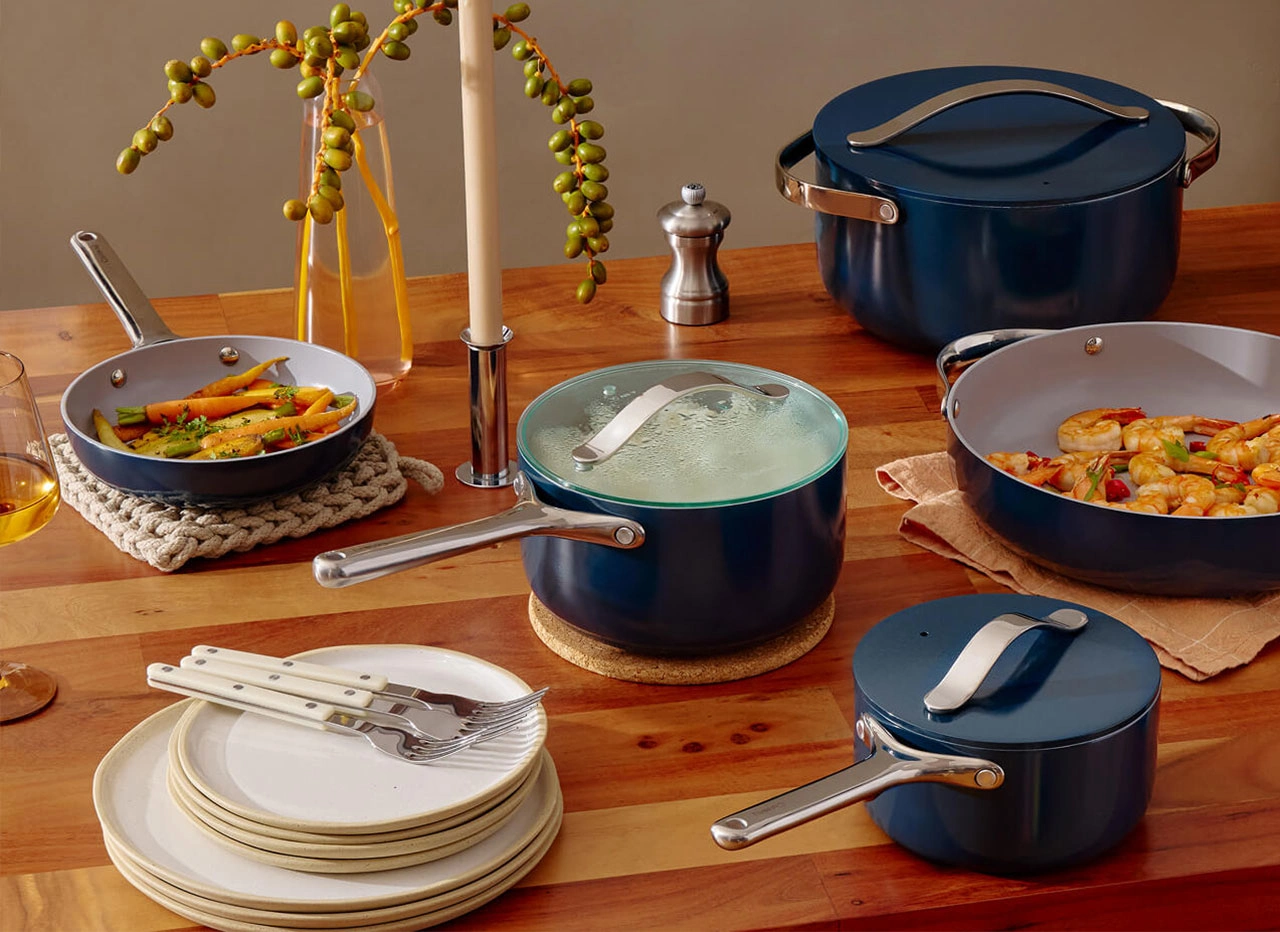 Cookware Set - Navy - Lifestyle Desktop