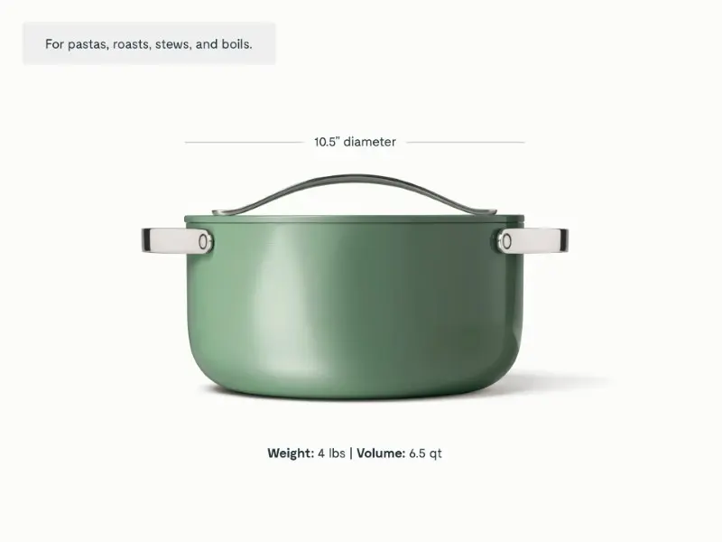 Dutch Oven - Sage - Detail