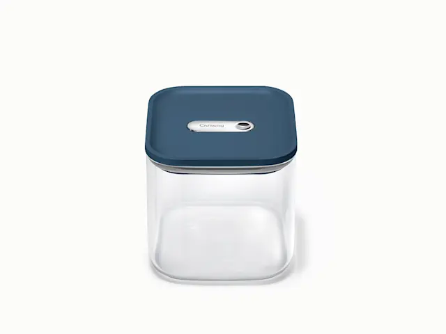 Medium Glass Airtight Container - Navy - Hero