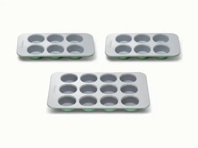 Muffin Pan Trio - Sage - Hero