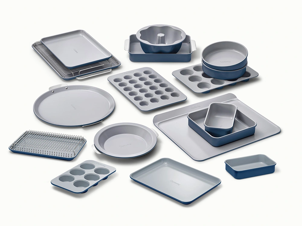 Full Ceramic Bakeware Set - Navy - Hero