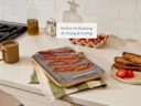 Small Cooling Rack - Stainless Steel - Roasting Bacon Lifestyle