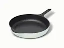 Enameled Cast Iron Skillet - Light Mist - Hero