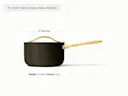 Sauce Pan - Black - Detail