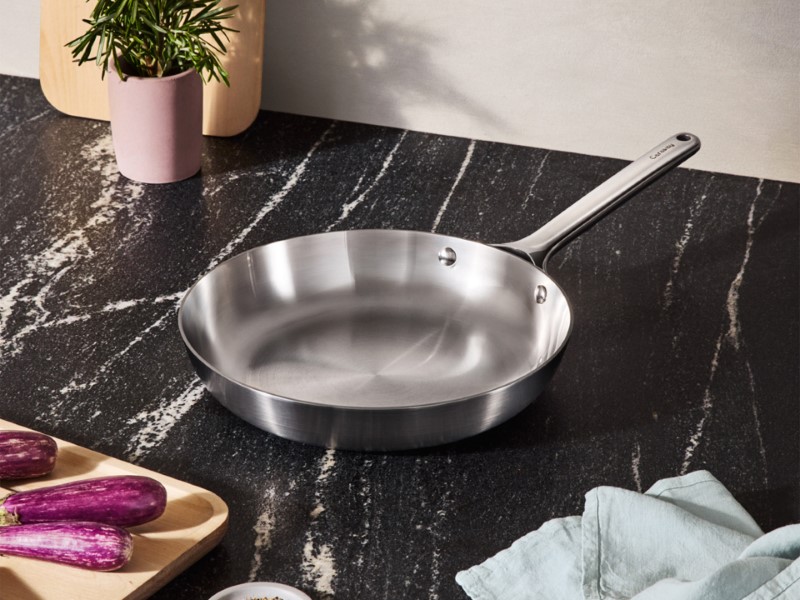 Fry Pan - Stainless Steel - Lifestyle on Countertop