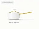 Mini Sauce Pan - White - Detail