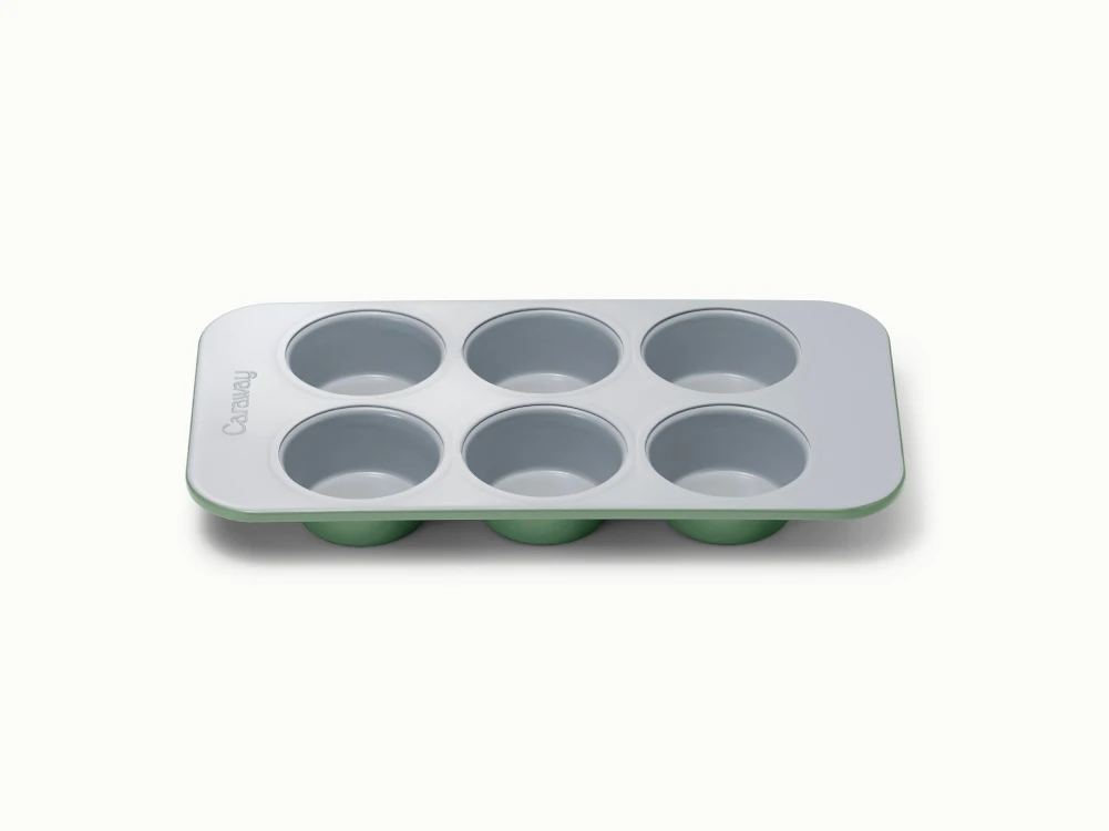 6 Cup Muffin Pan - Sage - Hero