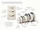 Ceramic Cookware & Minis Set - Cream - Detail