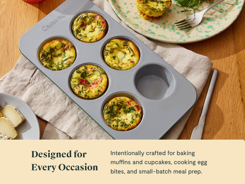 6-Cup Muffin Pan | Ceramic Non-Stick & Non-Toxic | Caraway