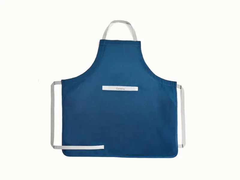 Linen Apron - Navy - Hero