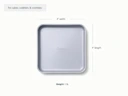 Square Pan - All Colors - Detail