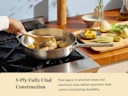 Sauté Pan - Stainless Steel - 5-Ply Lifestyle