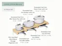 Enameled Cast Iron Set & Mini Duo - Gray - Detail