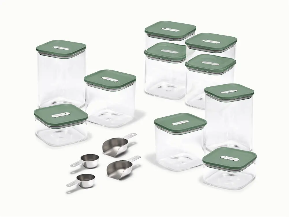 Ultimate Glass Airtight Storage Set - Sage - Hero