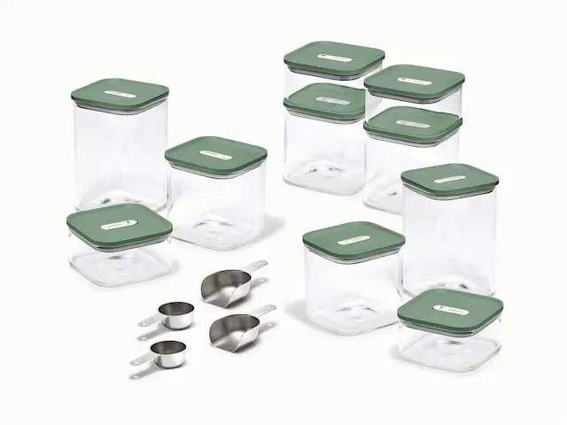 Ultimate Glass Airtight Storage Set - Sage - Hero
