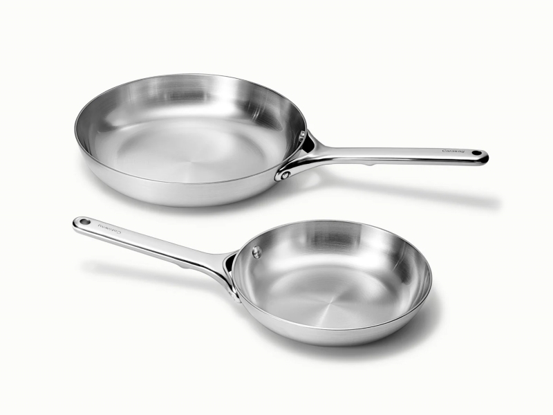 Fry Pan Duo - Stainless Steel - Hero