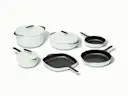 Enameled Cast Iron Set & Mini Duo - Light Mist - Hero