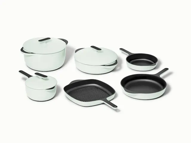 Enameled Cast Iron Set & Mini Duo - Light Mist - Hero