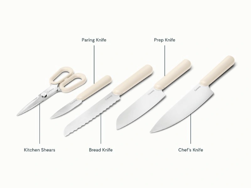 Knife Set - Cream - Detail