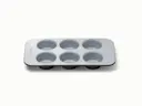 6 Cup Muffin Pan - Black - Hero