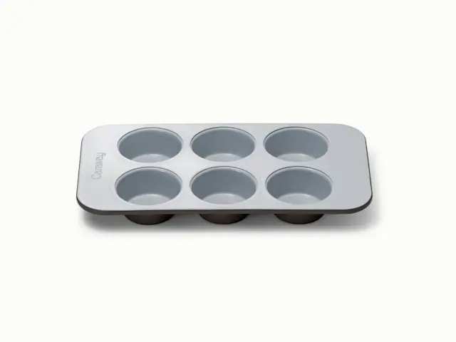 6 Cup Muffin Pan - Black - Hero