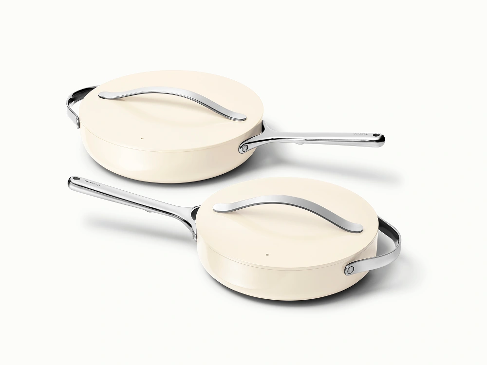 Saute Pan Duo - Cream - Hero