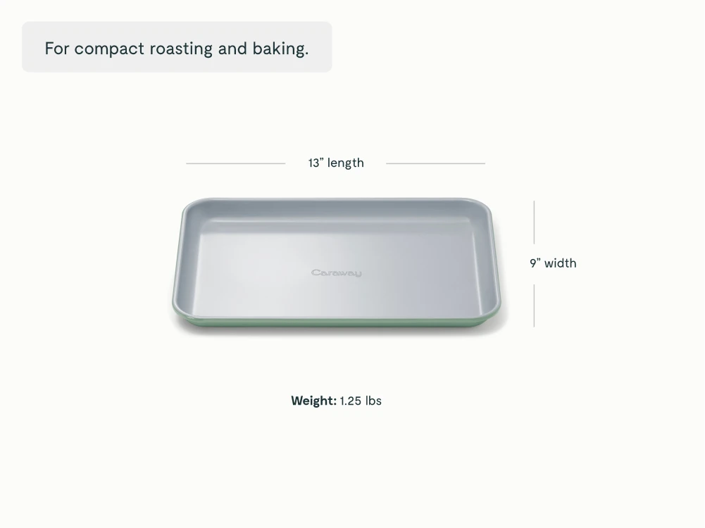 Small Baking Sheet - Sage - Detail