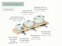 Enameled Cast Iron Set & Mini Duo - Light Mist - Detail