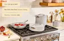Ceramic Cookware+ Set - Gray - Oven Safe Non Stick Non Toxic